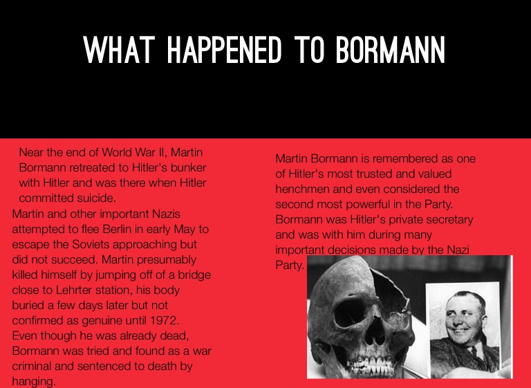 Martin Bormann-Hitler's Henchmen - Screen 8 On FlowVella - Presentation ...