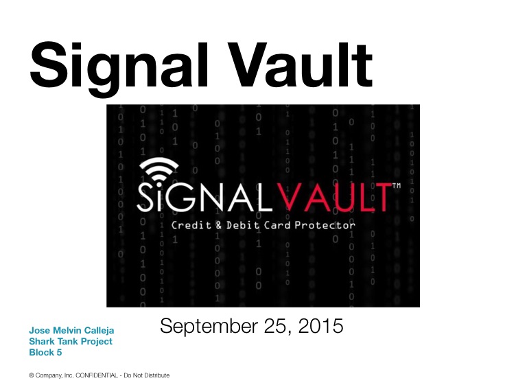 signal vault success