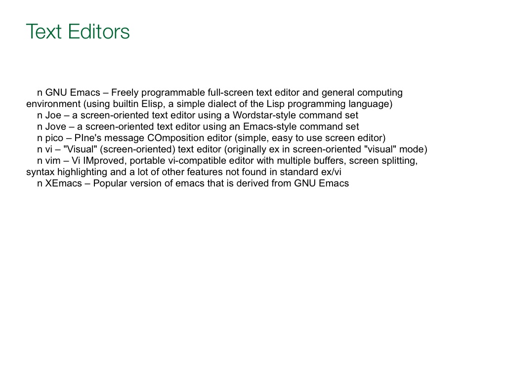 Introduction to Linux Screen 39 on FlowVella Presentation Software
