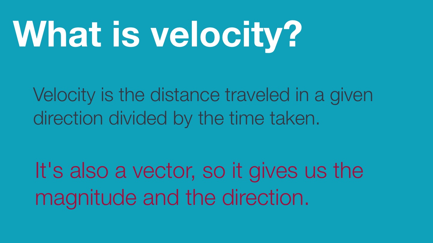 speed and velocity - Screen 4 on FlowVella - Presentation Software for ...