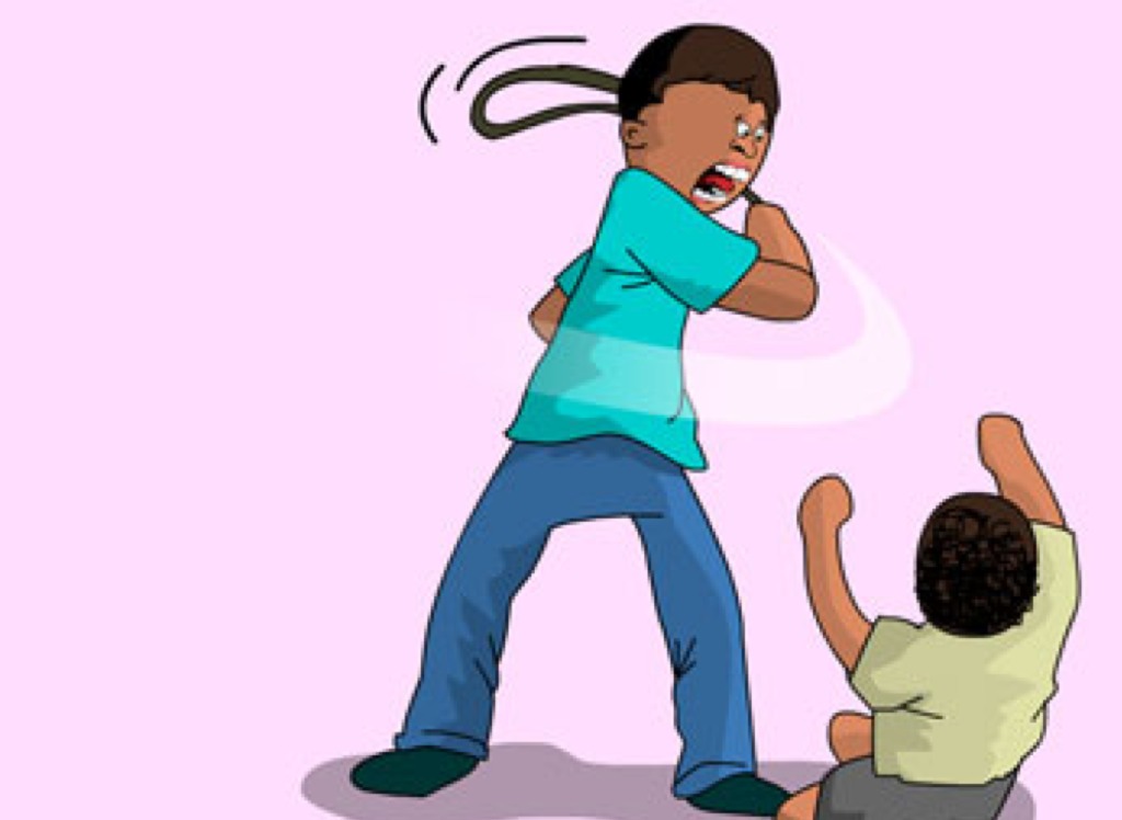 physical abuse clipart