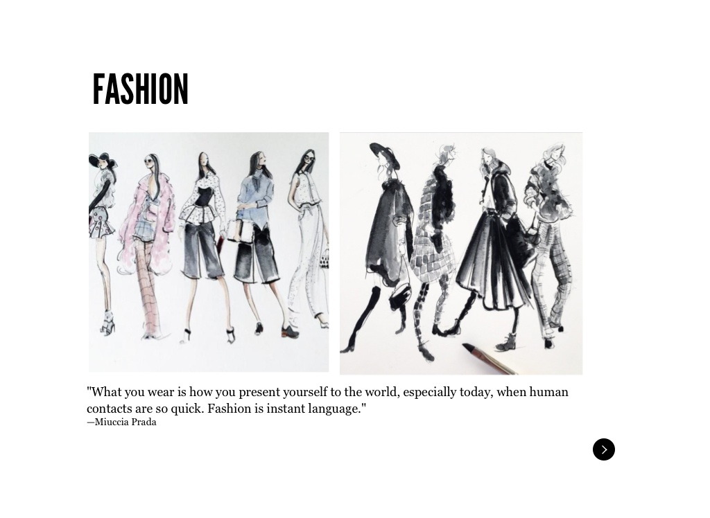 Fashion on FlowVella - Presentation Software for Mac iPad and iPhone