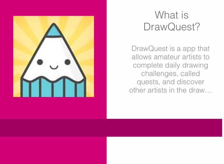 Draw Quest Review Screen 2 on FlowVella Presentation Software for Mac iPad and iPhone