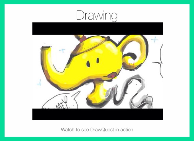 Draw Quest Review Screen 7 on FlowVella Presentation Software for Mac iPad and iPhone