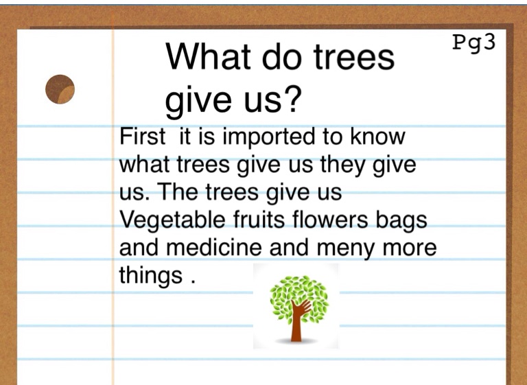 Save trees Screen 4 on FlowVella Presentation Software for Mac iPad