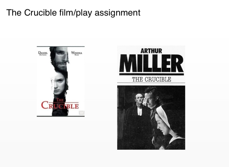 the crucible movie assignment