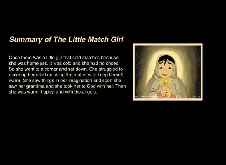 the-little-match-girl-screen-2-on-flowvella-presentation-software-for-mac-ipad-and-iphone