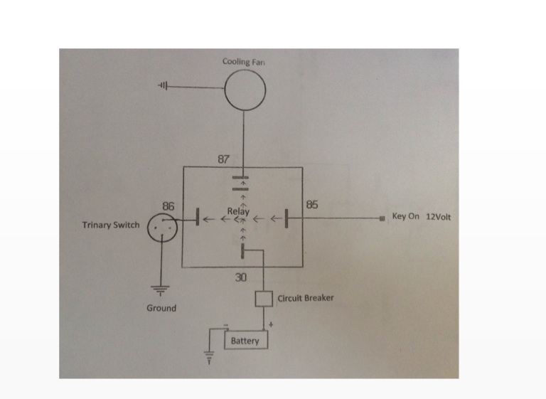 Trinary Switch Wiring With Dual Fans