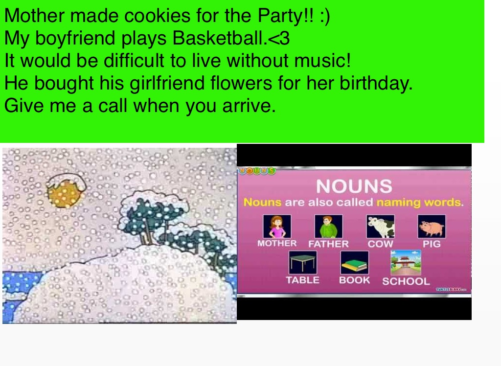 Nouns ) Screen 3 on FlowVella Presentation Software for Mac iPad