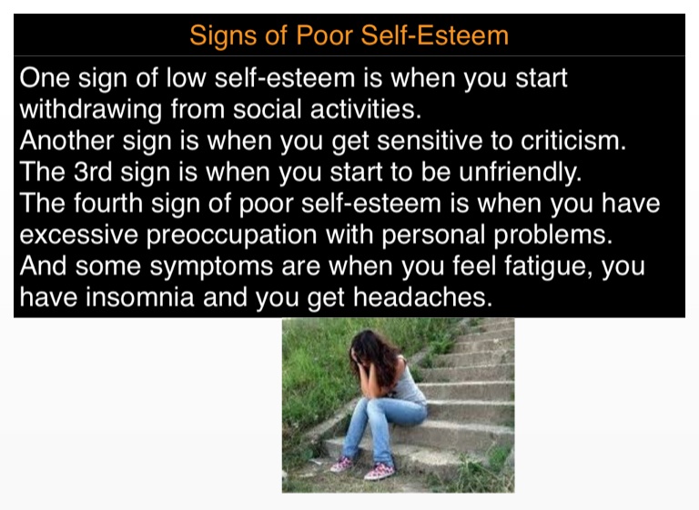 Low Self-Esteem - Psychology Tools