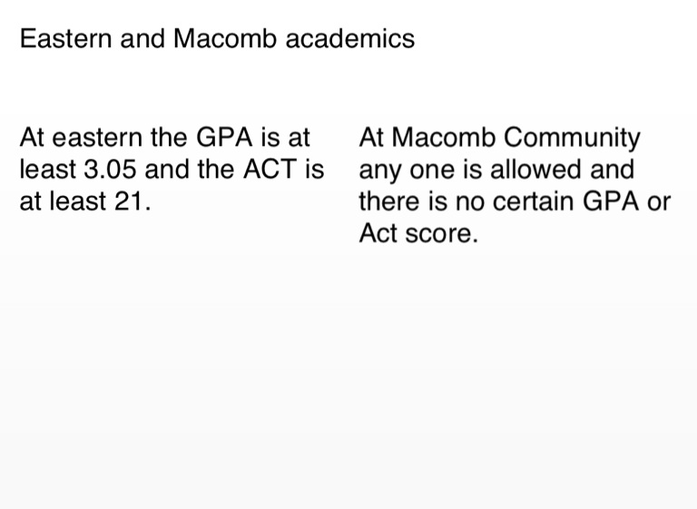 College Search Project Screen 2 on FlowVella Presentation Software