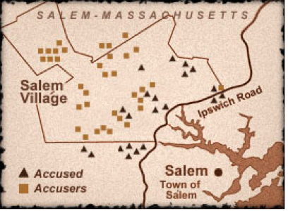 Salem Town Accusations