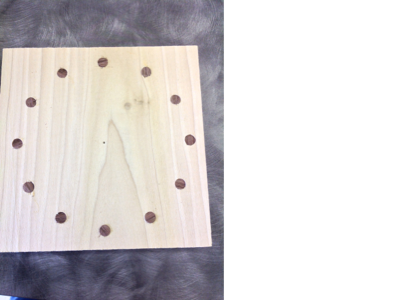 square piece of wood