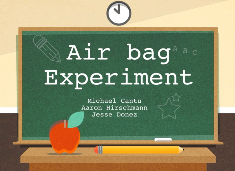 air bag experiment