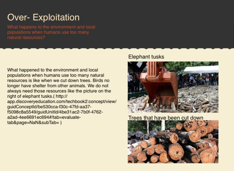 OverExploitation Screen 2 on FlowVella Presentation Software for