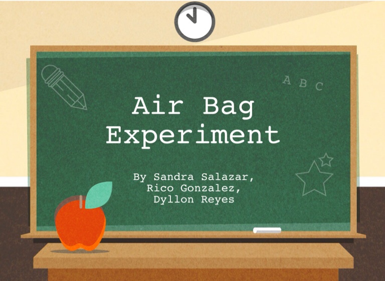 air bag experiment