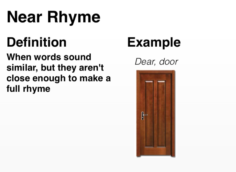 rhyme definition