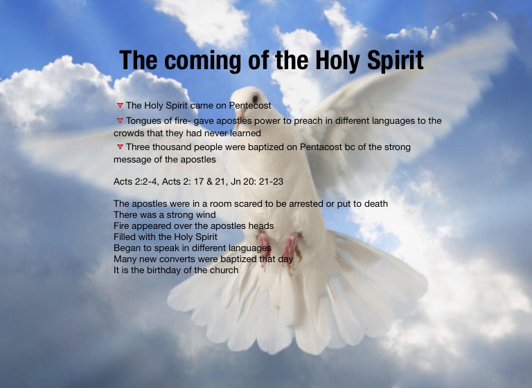 The Holy Spirit Screen 6 On Flowvella Presentation Software