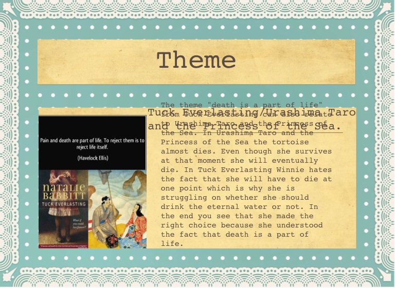 Language arts tuck everlasting Screen 6 on FlowVella Presentation