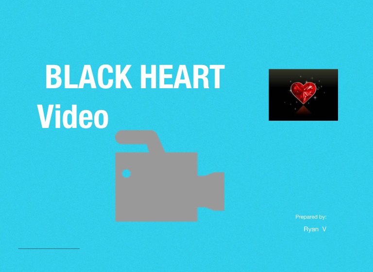 Black Heart on FlowVella Presentation Software for Mac iPad and iPhone