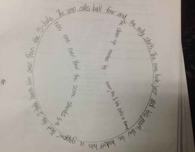 concrete poems about baseball