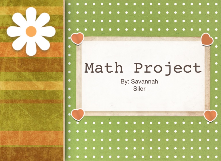 math project presentation