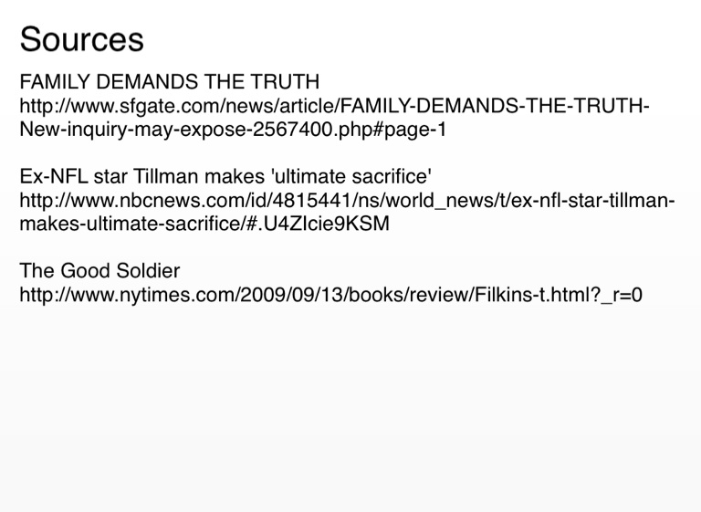 Ex-NFL star Tillman makes 'ultimate sacrifice