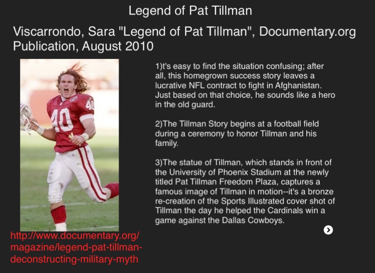 In Memory of Pat Tillman - Sports Illustrated