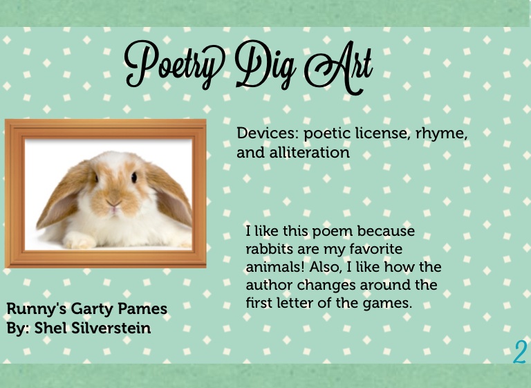 Poetry Project - Screen 4 on FlowVella - Presentation Software for Mac iPad  and iPhone