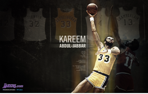 Exclusive Kareem Abdul-Jabbar #33 Power Memorial Academy