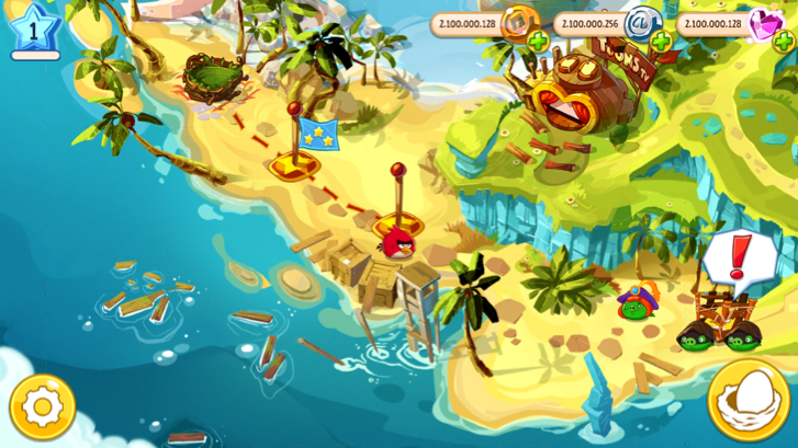 angry birds epic hack on FlowVella - Presentation Software for Mac iPad and  iPhone