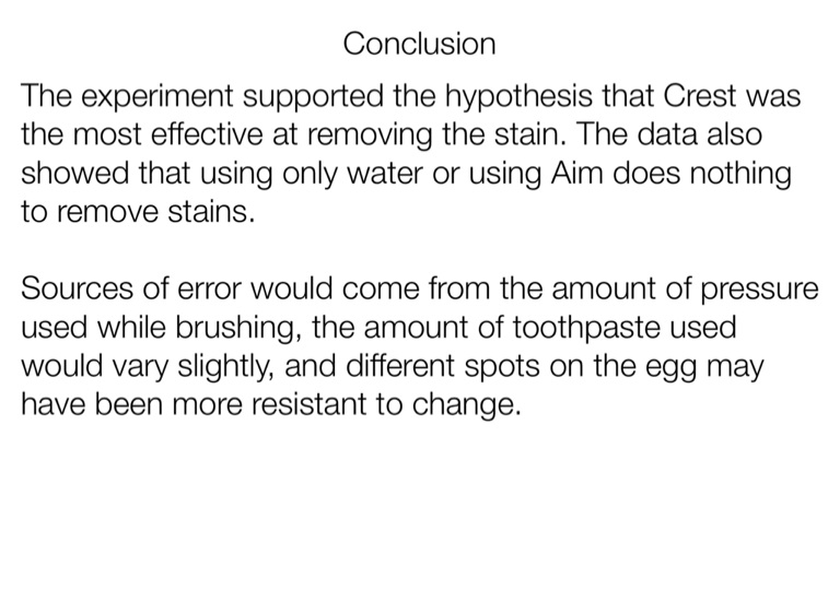 Toothpaste Experiment Screen 7 on FlowVella Presentation Software for Mac iPad and iPhone