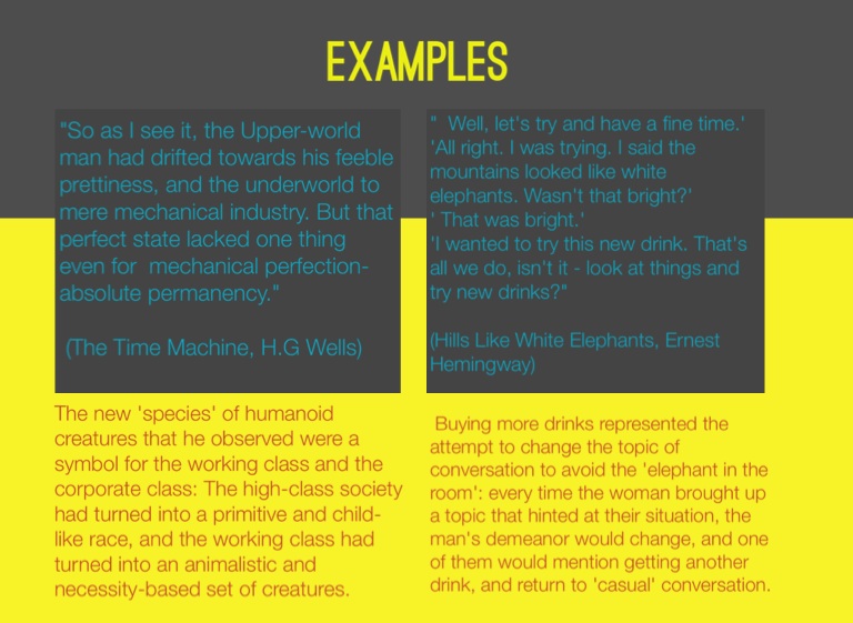Rhetorical Device Symbolism Screen 3 On FlowVella Presentation 