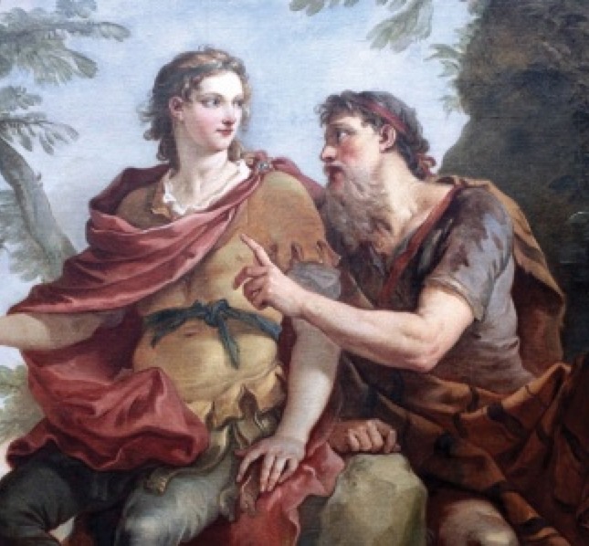 Odysseus And Telemachus Meet