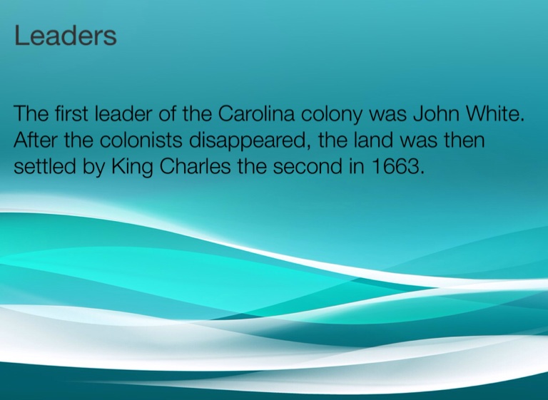 The Carolinas Colony Screen 6 on FlowVella Presentation Software