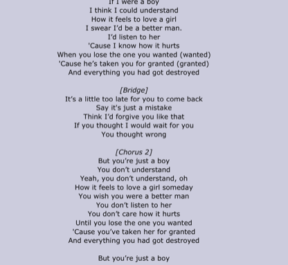 If i were a boy lyrics