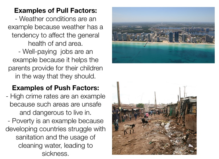 pull factors examples
