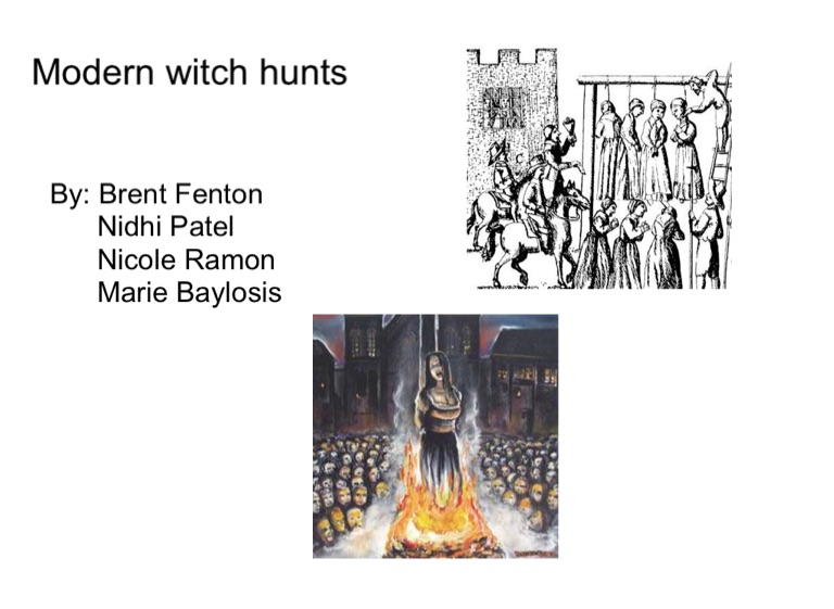 Modern Witch Hunts on FlowVella Presentation Software for Mac iPad