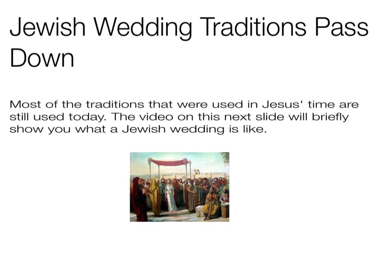 differences between jewish and christian weddings