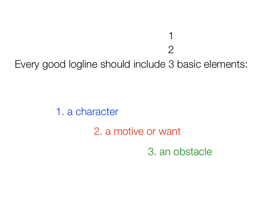 a logline example