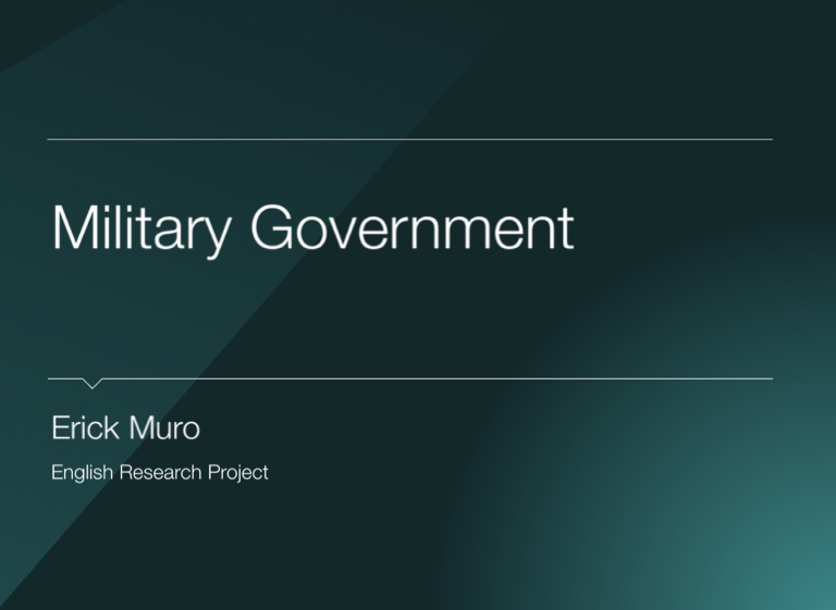 Military Government On FlowVella Presentation Software For Mac IPad 