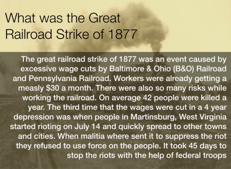 great railroad strike of 1877 definition