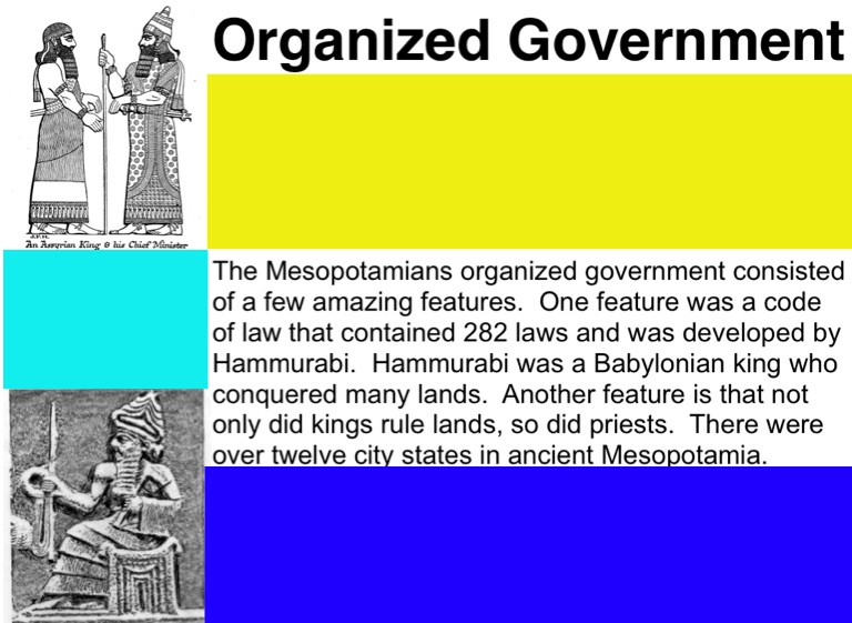 mesopotamia government and their