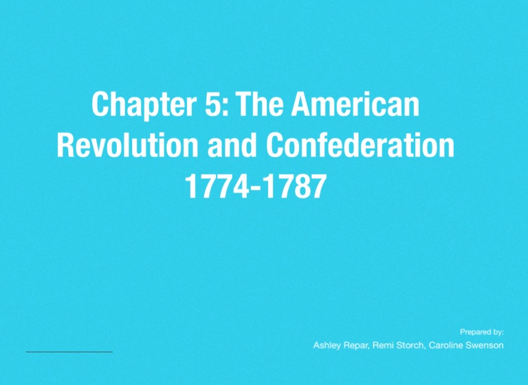 APUSH Chapter 5 On FlowVella Presentation Software For Mac IPad And 