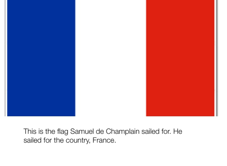 samuel de champlains flag