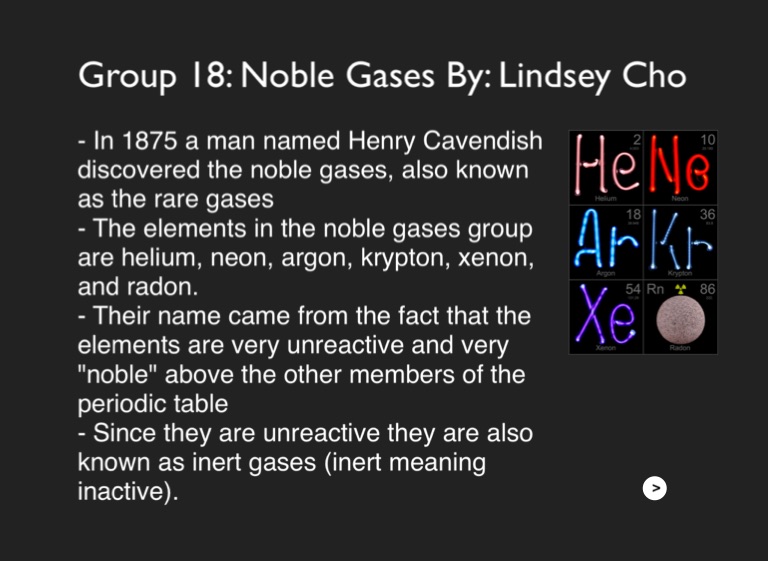 noble gases uses