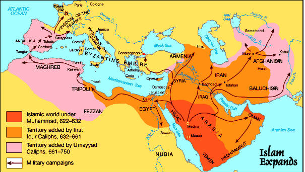 Spread of Islam Screen 6 on FlowVella Presentation Software