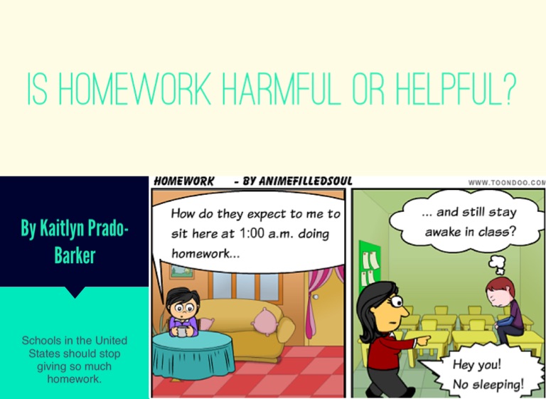 homework harmful effects