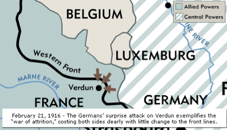 battle of verdun ww1 in europe