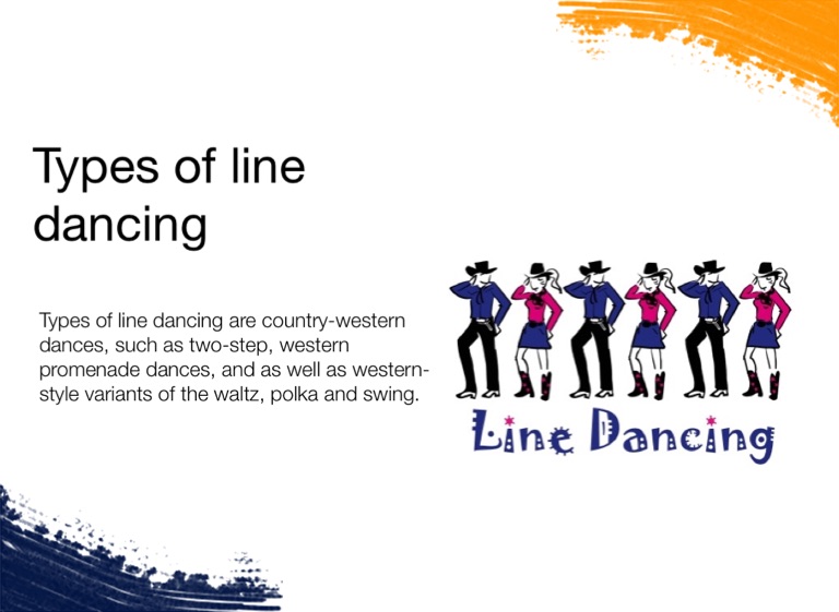 types of line dances